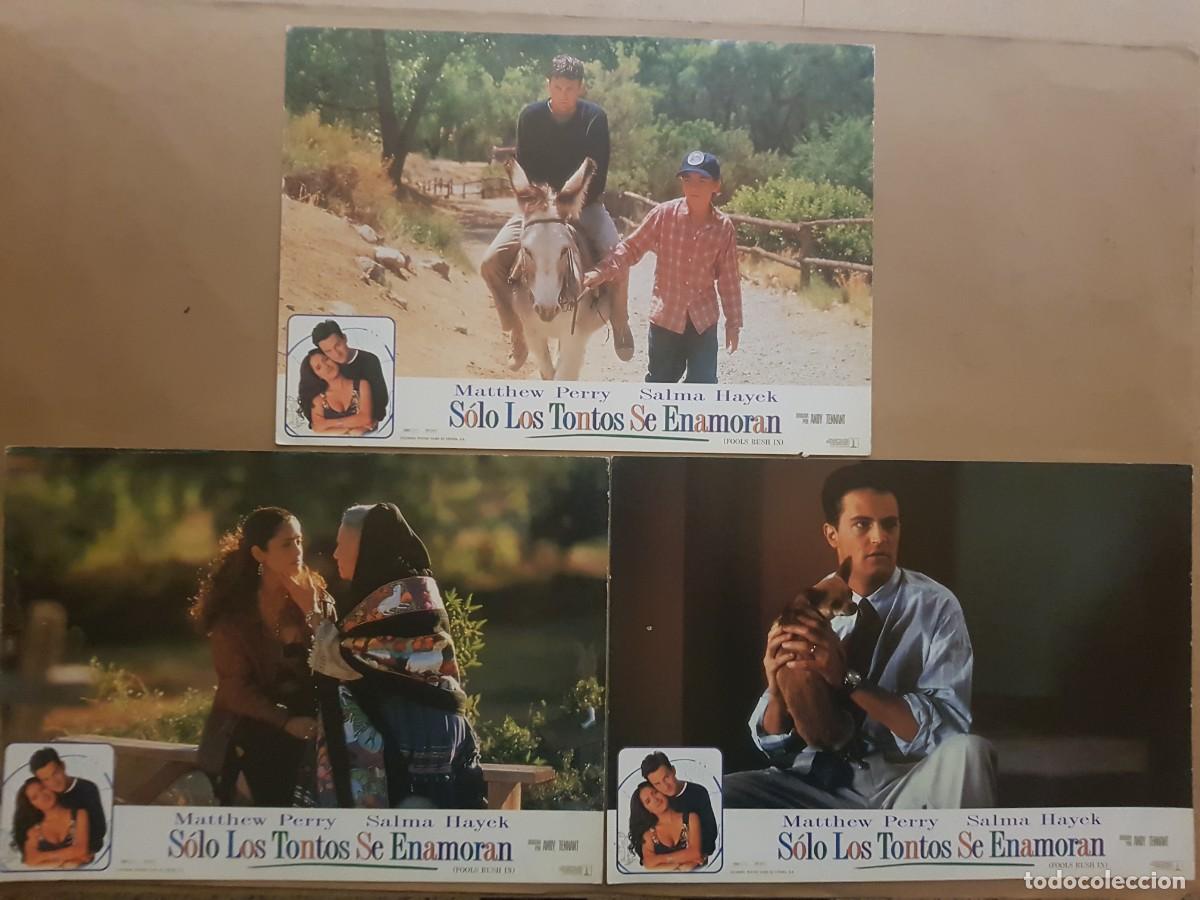 Cine: SOLO LOS TONTOS SE ENAMORAN - 3 FOTOCROMOS 34CMX24CM