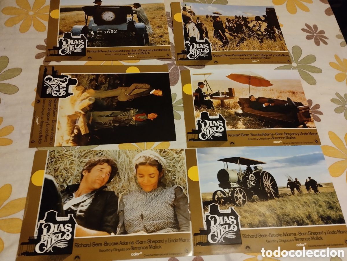 Cine: 12 FOTOCROMOS - DIAS DEL CIELO - SET COMPLETO - RICHARD GERE