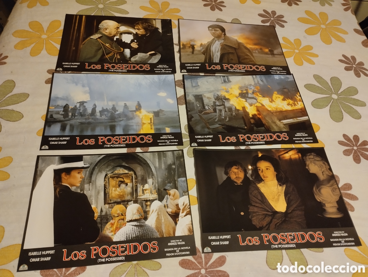 Cine: 10 FOTOCROMOS - LOS POSEIDOS - SET COMPLETO