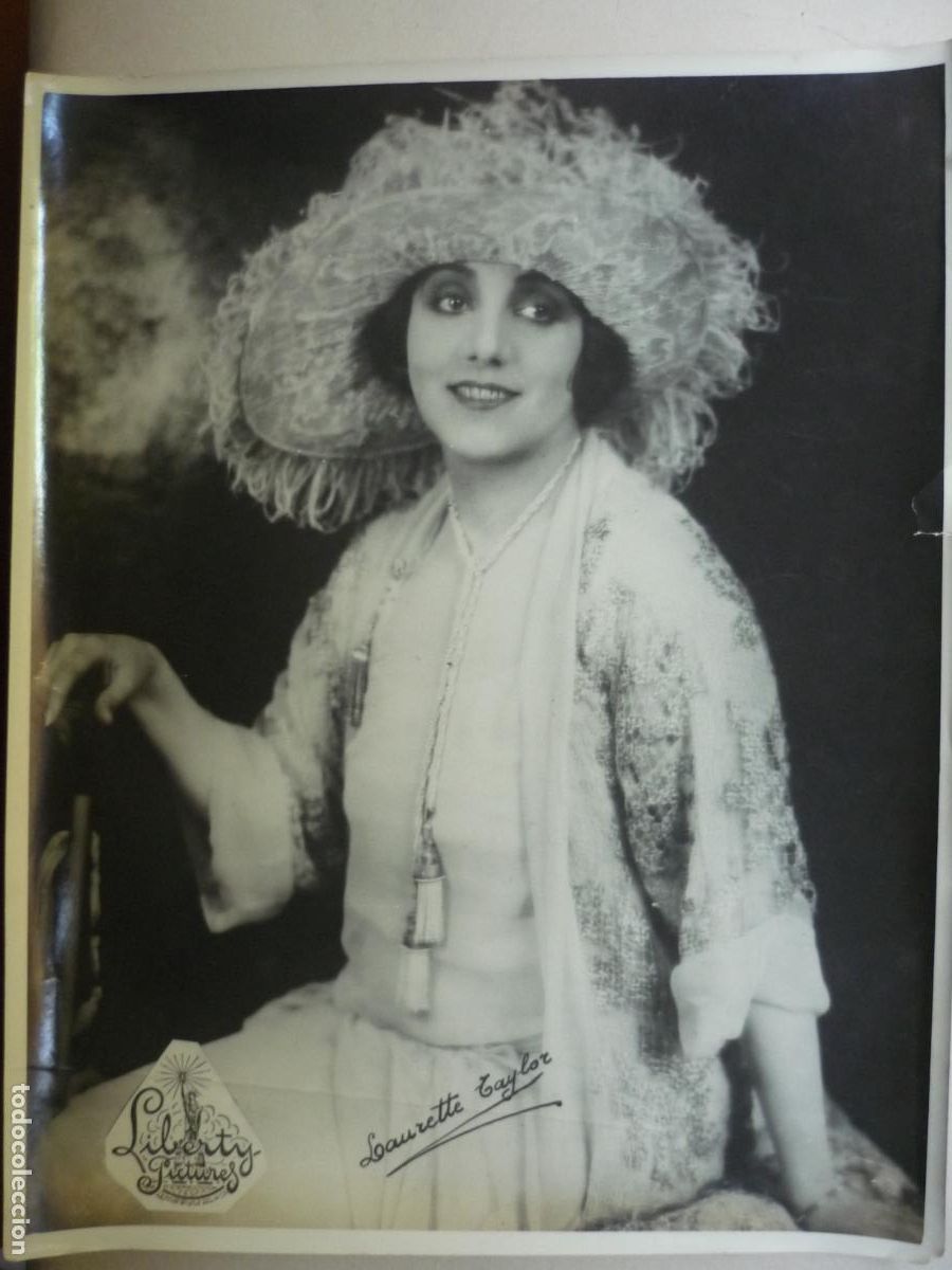 Cine: laurette taylor - foto original b/n - actriz cine mudo - silent films actress - liberty pictures