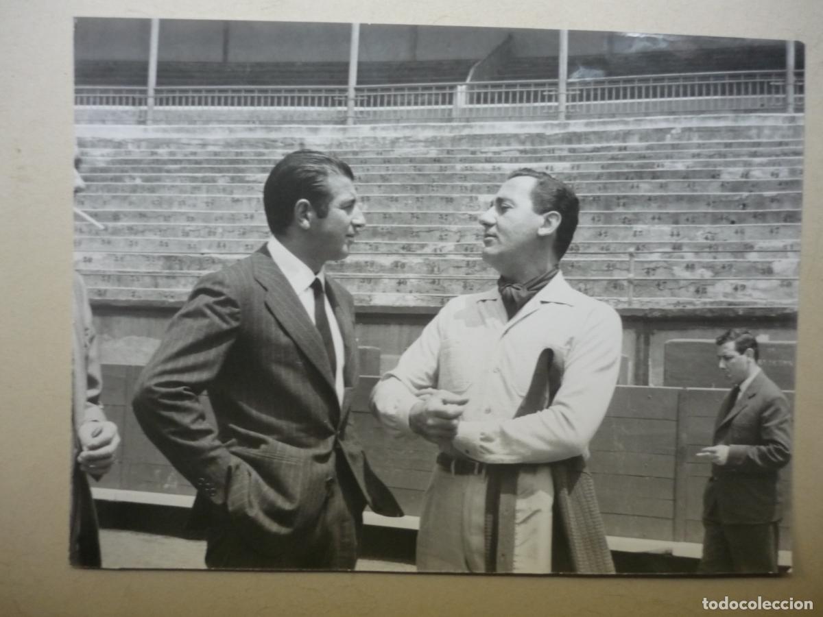 Cine: alberto sordi - foto original b/n - rodaje plaza de toros