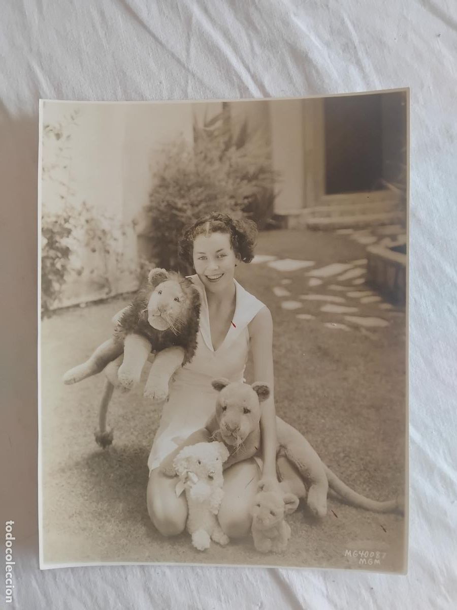Cine: FOTOGRAFIA DE MAUREEN O'SULLIVAN ARTISTA DE LA METRO GOLDWYN MAYER. 19 X 24 CM.