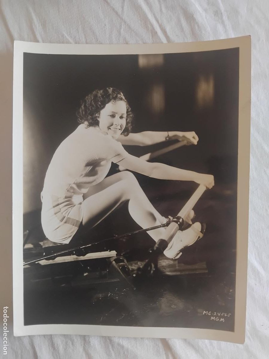Cine: FOTOGRAFIA DE MAUREEN O'SULLIVAN ARTISTA DE LA METRO GOLDWYN MAYER. 20 X 25,50 CM.