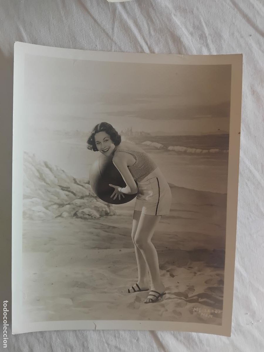 Cine: FOTOGRAFIA DE MAUREEN O'SULLIVAN ARTISTA DE LA METRO GOLDWYN MAYER. 20 X 25,50 CM.