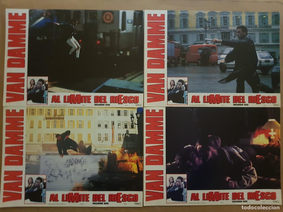 Cine: AL LIMITE DEL RIESGO - 4 FOTOCROMOS 34CMX24CM