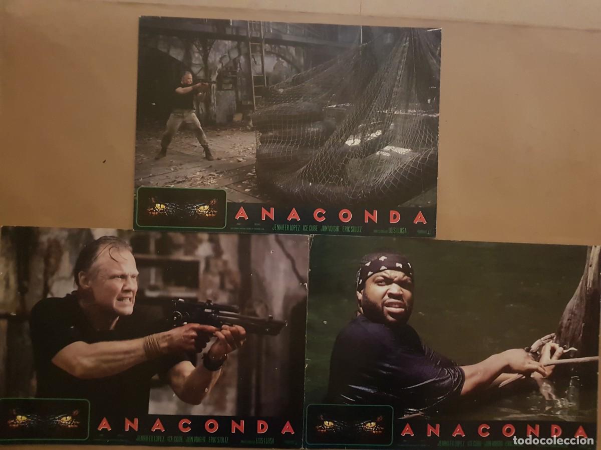 Cine: ANACONDA - 3 FOTOCROMOS 34CMX24CM
