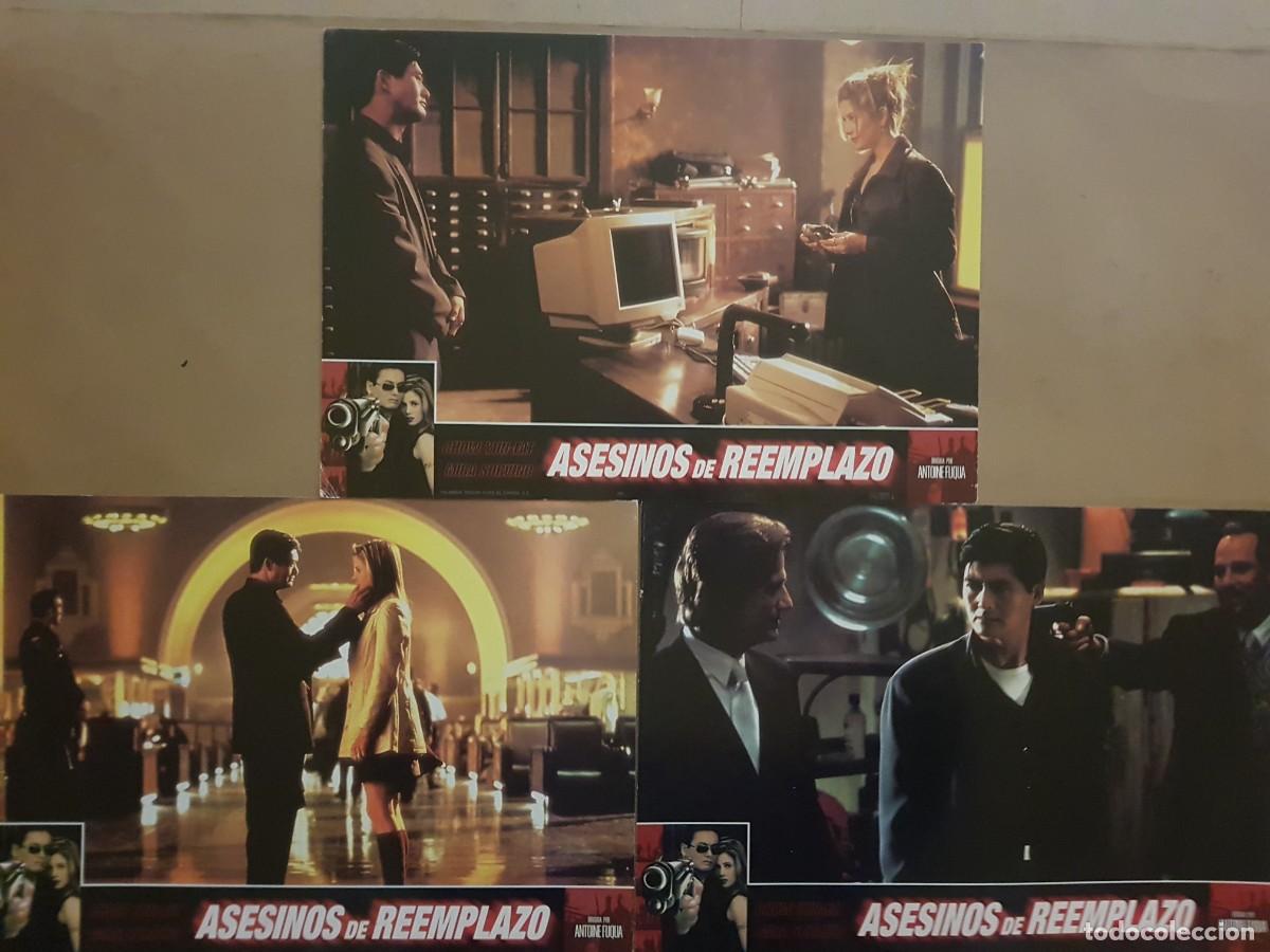 Cine: ASESINO DE REEMPLAZO 3 FOTOCROMOS 34CMX24CM