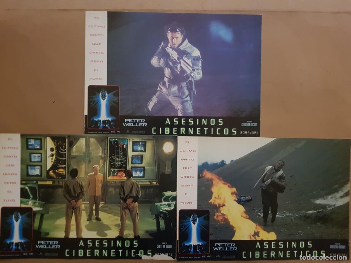 Cine: ASESINO CIBERN&Eacute;TICO 3 FOTOCROMOS 34CMX24CM