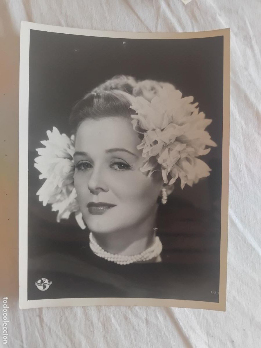 Cine: FOTOGRAFIA DE EVE ARDEN ESTRELLA DE LA UNIVERSAL 18 x 24 cm.