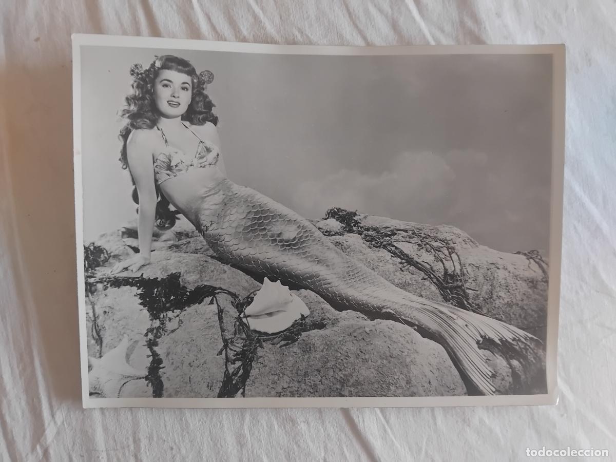 Cine: FOTOGRAFIA DE ANN BLYTH EN LA PELICULA CAZADOR DE SIRENAS 18 x 24 cm. ARCHIVO BERMEJO.