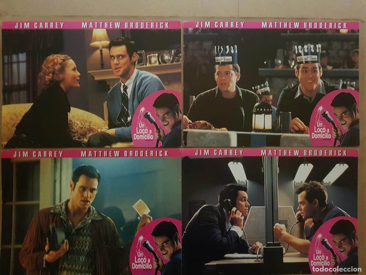 Cine: UN LOCO A DOMICILIO 4 FOTOCROMOS 34CMX24CM