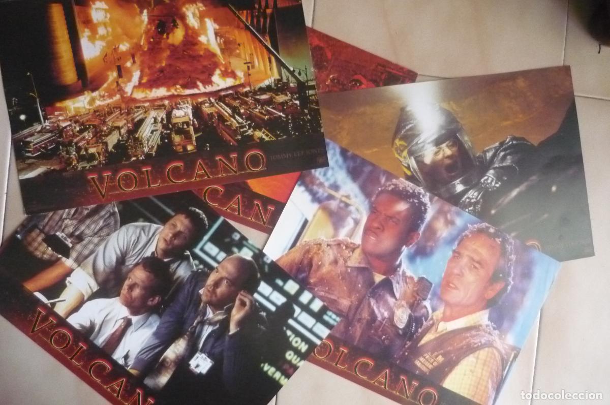 Cine: lote 5 fotocromos pelicula volcano tommy lee jones