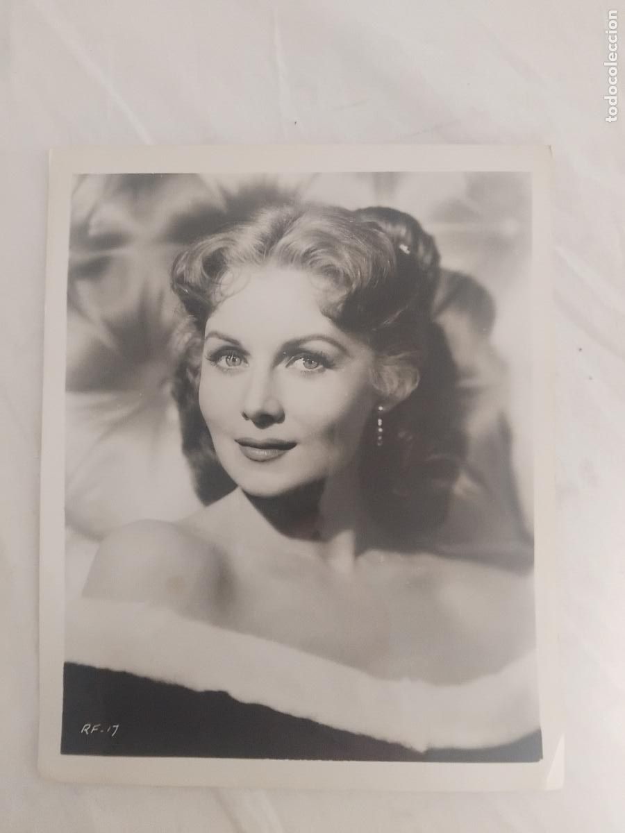 Cine: FOTOGRAFIA DE RHONDA FLEMING ARTISTA DE LA UNIVERSAL 20,50 x 25,50 cm