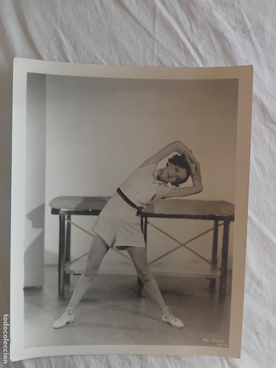 Cine: FOTOGRAFIA DE MAUREEN O'SULLIVAN ARTISTA DE LA METRO GOLDWYN MAYER. 20 x 26 cm