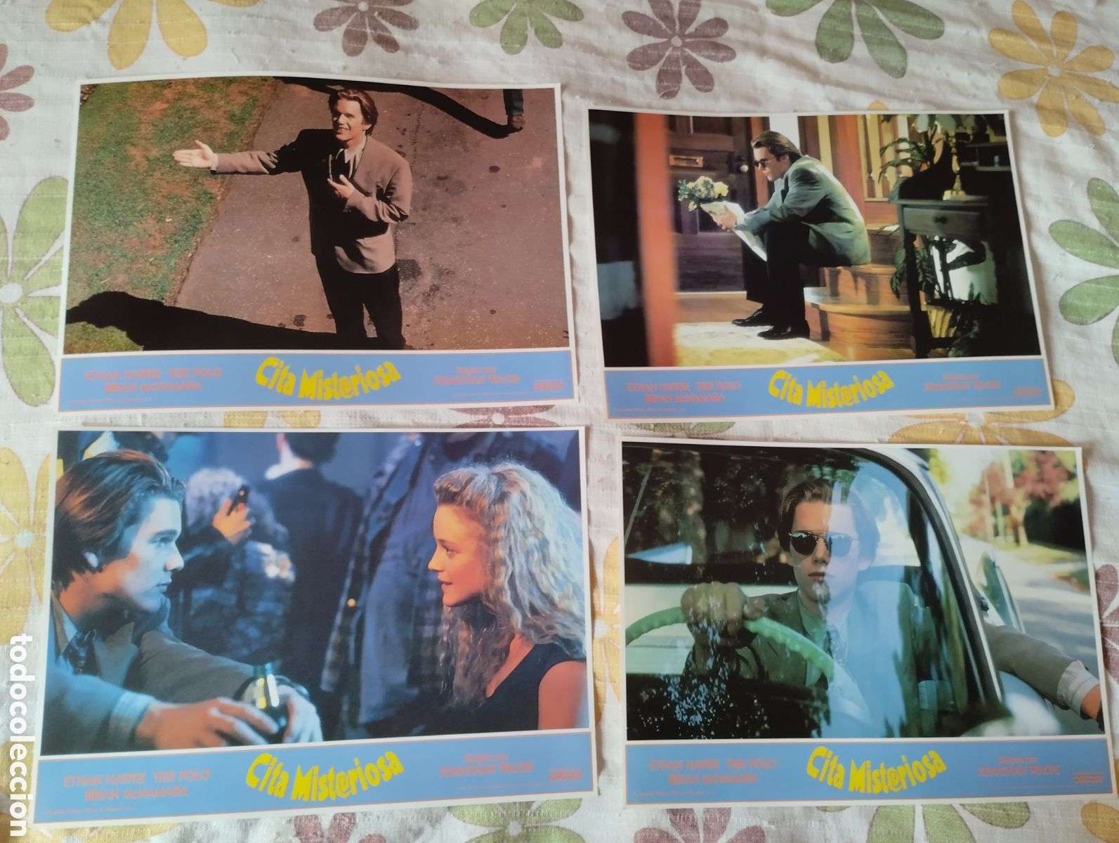 Cine: 8 FOTOCROMOS - CITA MISTERIOSA - SET COMPLETO