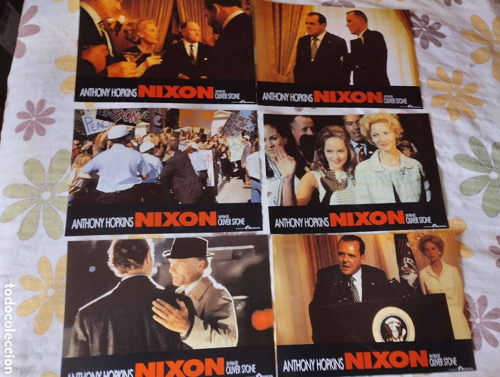 Cine: 12 FOTOCROMOS - NIXON - SET COMPLETO