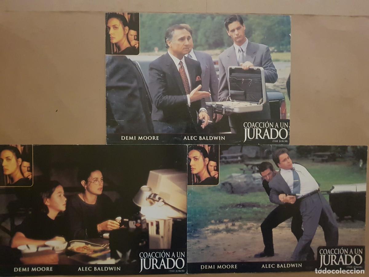 Cine: COACCI&Oacute;N A UN JURADO - 3 FOTOCROMOS 34CMX24CM