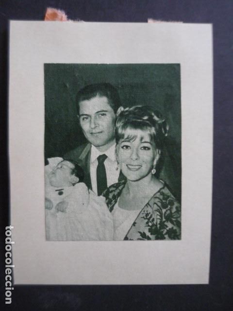 Cine: SILVIA PINAL ACTRIZ CON GUSTAVO ALATRISTE ANTIGUO CROMO 8 X 6 CM