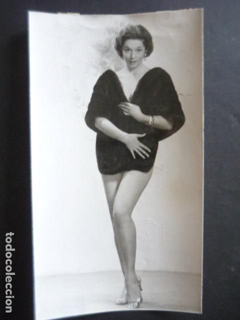 Cine: BARBARA SHELLY ACTRIZ ANTIGUA FOTOGRAFIA 24 X 13 CM