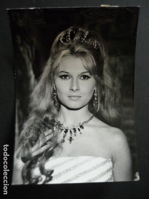 Cinema: VALERIE LAGRANGE ACTRIZ ANTIGUA FOTOGRAFIA ORIGINAL 18 X 12 CM