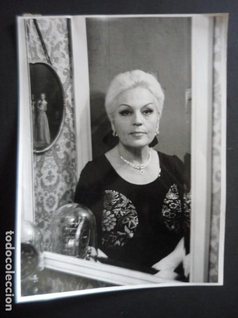 Cine: MERCEDES VECINO ACTRIZ ANTIGUA FOTOGRAFIA ORIGINAL 24 X 18 CM