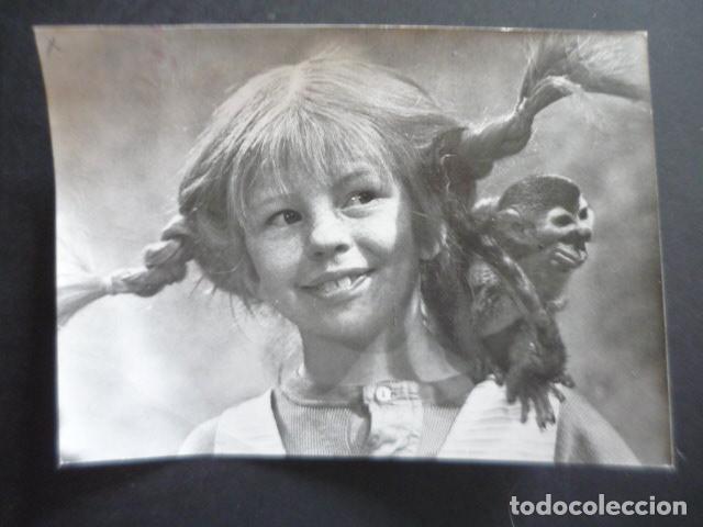 Cine: INGER NILSSON PIPPI CALZASLARGAS ACTRIZ ANTIGUA FOTOGRAFIA ORIGINAL 13 X 18 CM