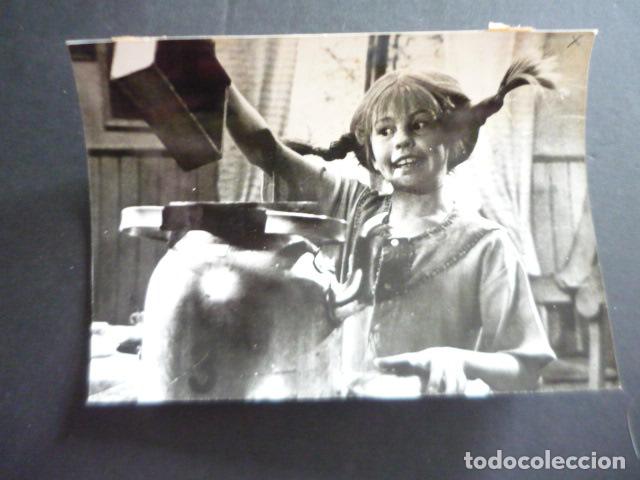 Cine: INGER NILSSON PIPPI CALZASLARGAS ACTRIZ ANTIGUA FOTOGRAFIA ORIGINAL 13 X 18 CM