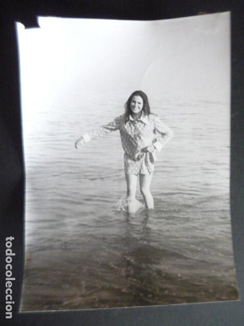 Cine: CRISTINA GALBO ACTRIZ ANTIGUA FOTOGRAFIA ORIGINAL 18 X 24 CM