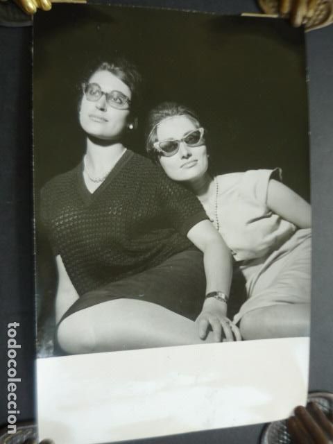 Cine: NITA SETLLA Y PACITA MARTIN ACTRICES ANTIGUA FOTOGRAFIA ORIGINAL 18 X 11,5 CM