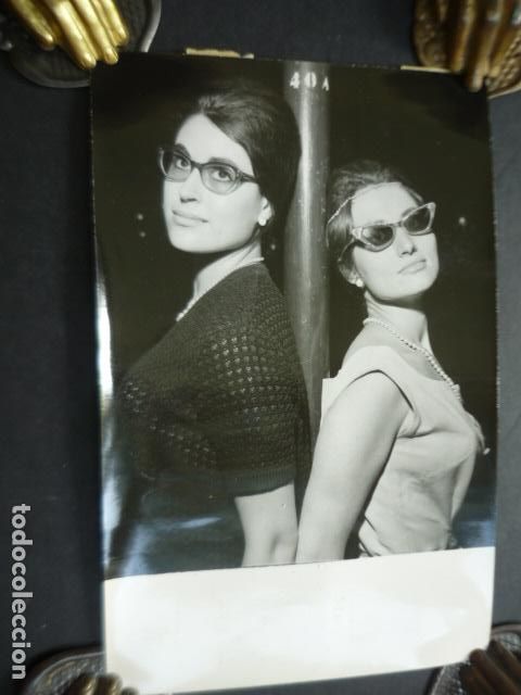 Cine: NITA SETLLA Y MARI PAZ MARTIN ACTRICES ANTIGUA FOTOGRAFIA ORIGINAL 18 X 12 CM