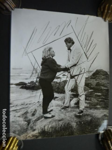 Cine: JOEY HEATHERTON Y TROY DONAHUE ACTORES ANTIGUA FOTOGRAFIA ORIGINAL 19 X 24 CM