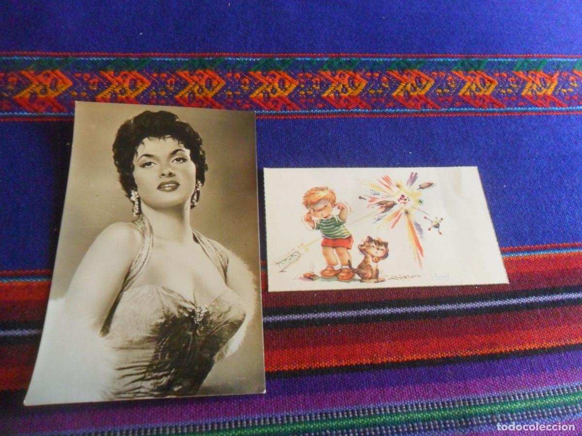 Cine: POSTAL GINA LOLLOBRIGIDA 5247 ARCHIVO BERMEJO LA MUJER M&Aacute;S GUAPA DEL MUNDO. REGALO CHRISTMA CyZ 1960