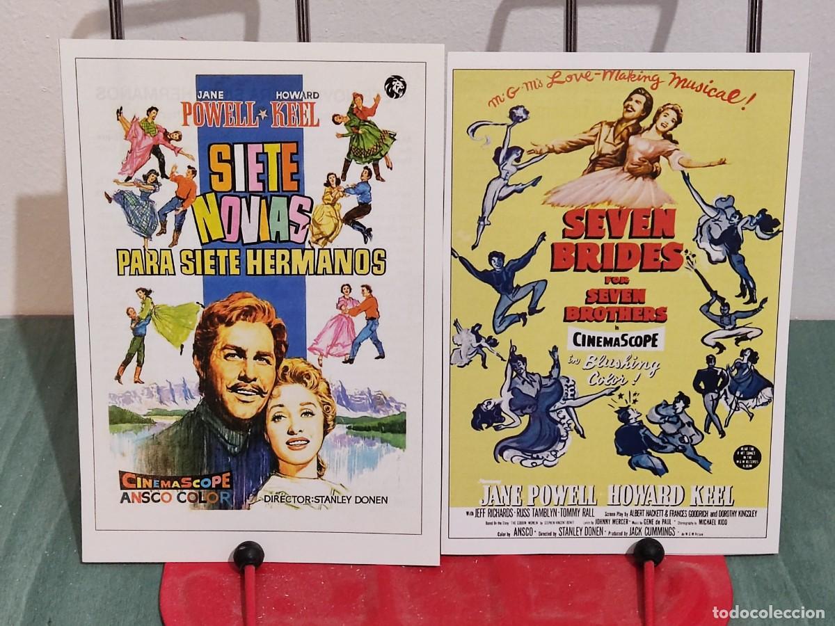 Cine: Siete novias para siete hermanos . 2 Fichas revista Accion cine