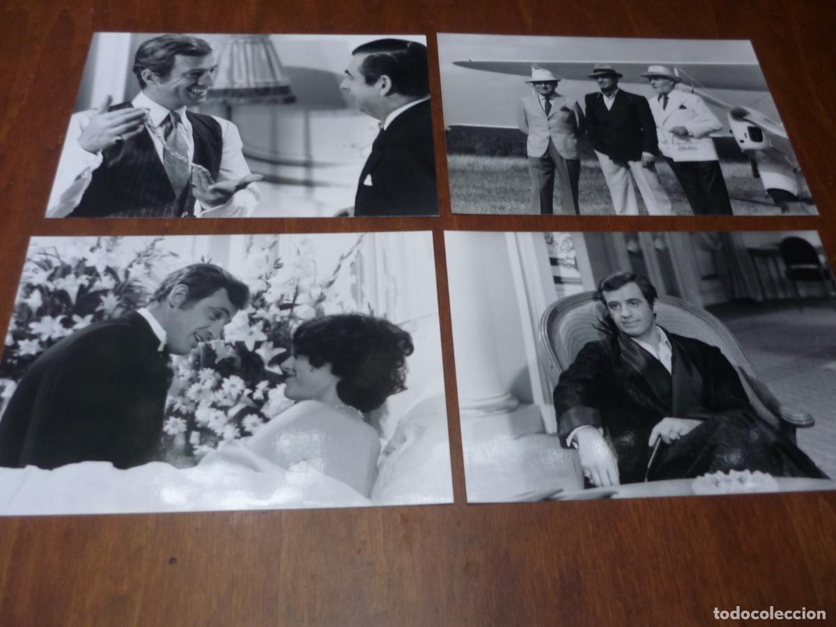 Cinema: stavisky - 5 fotos originales - jean paul belmondo Anny Duperey - alain resnais - 12.5x17.5