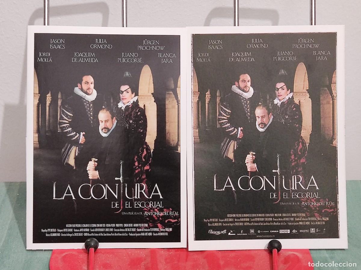Cine: La conjura de El escorial . 2 Fichas revista Accion