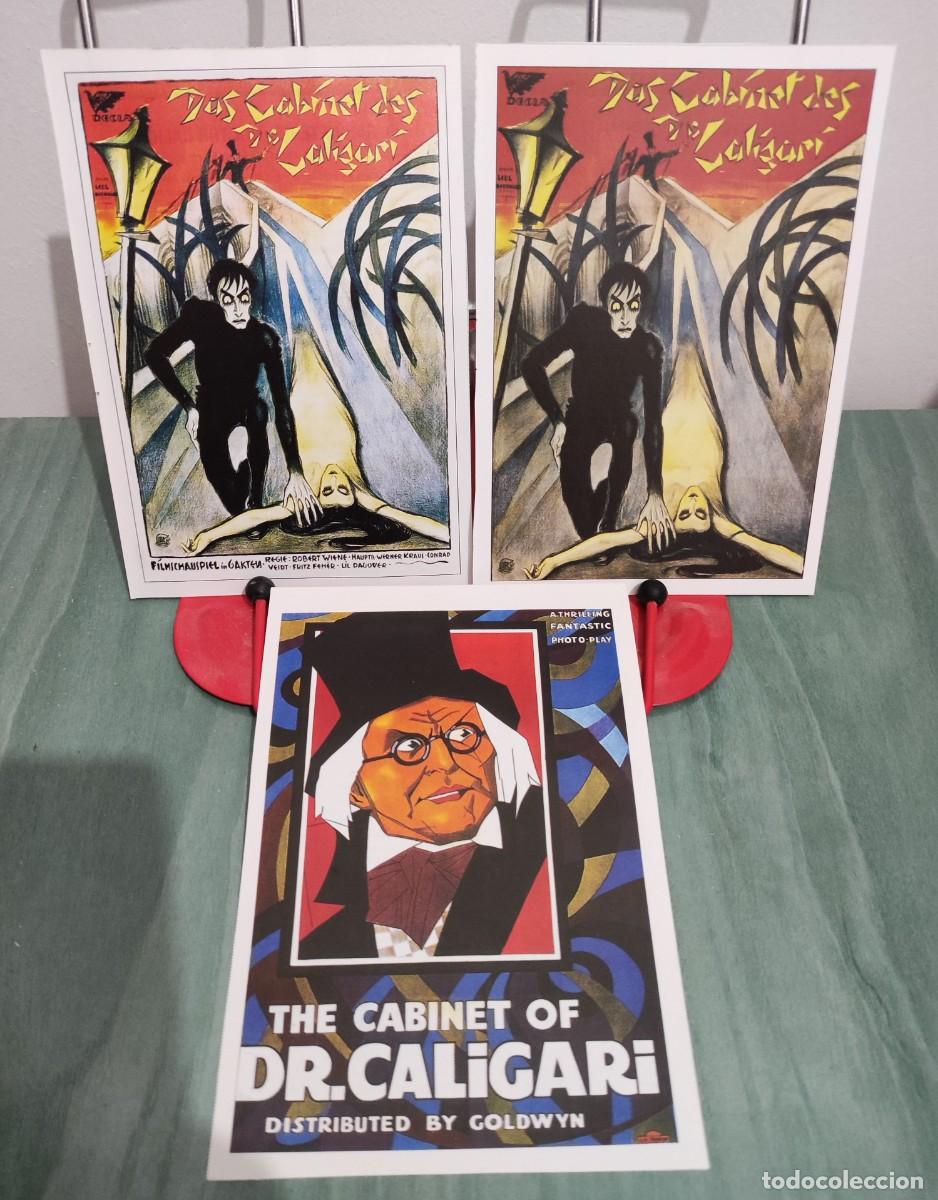 Cine: El gabinete del doctor Caligari (The cabinet of Dr. Caligari) . 3 Fichas revista Accion