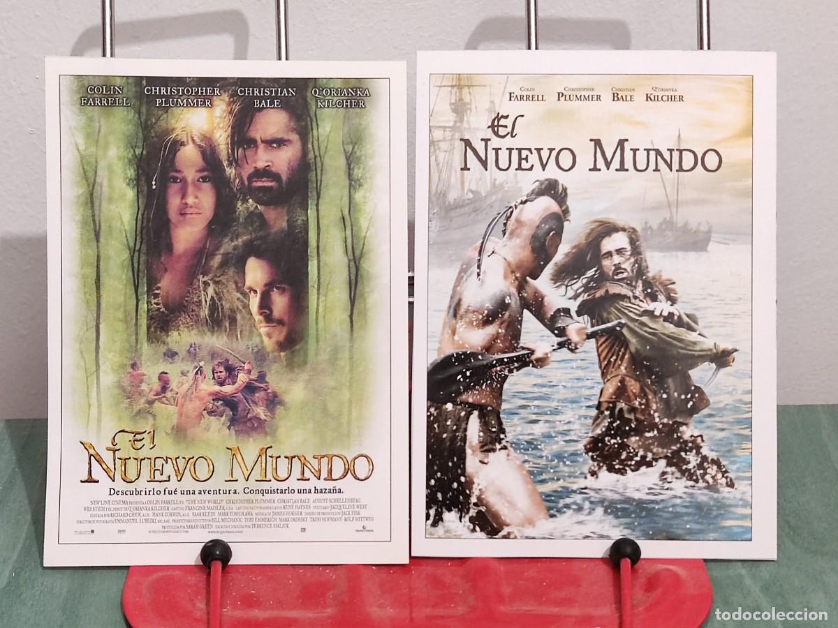 Cine: El nuevo mundo . 2 Fichas revista Accion cine