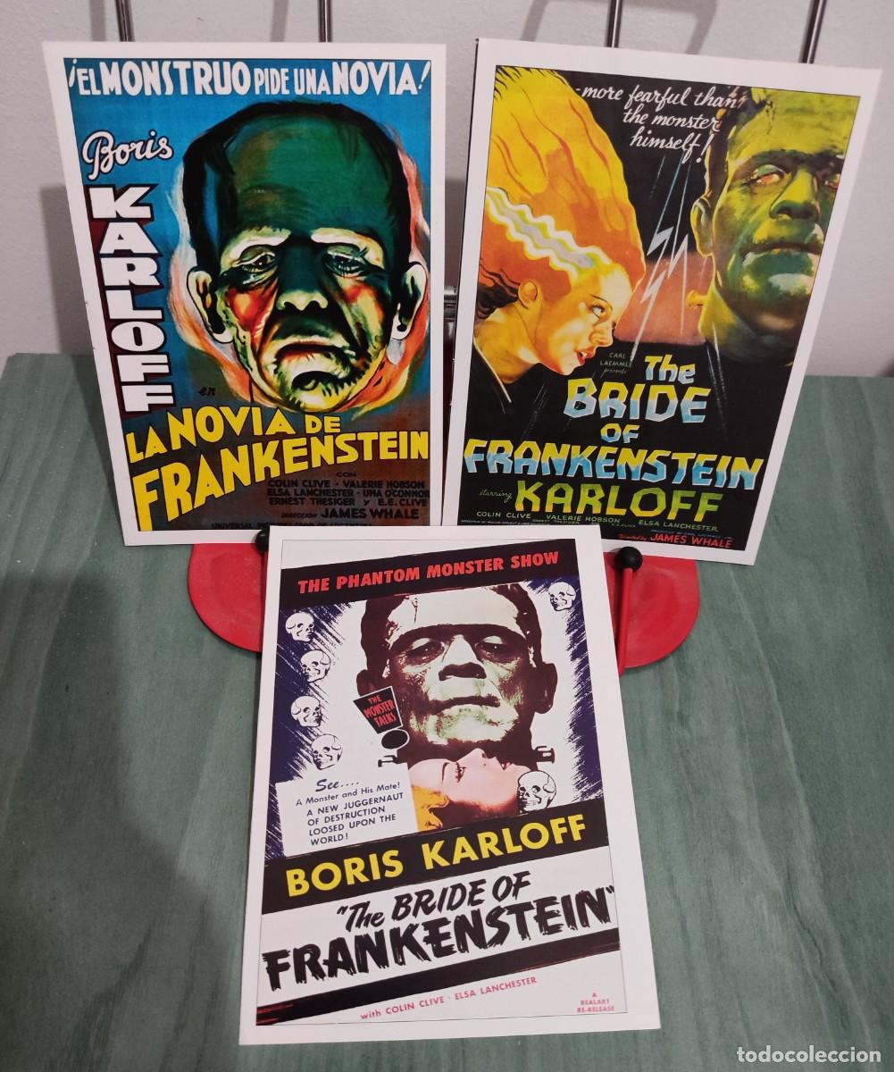 Cine: La novia de Frankenstein (The bride of Frankenstein) . 3 Fichas revista Accion cine
