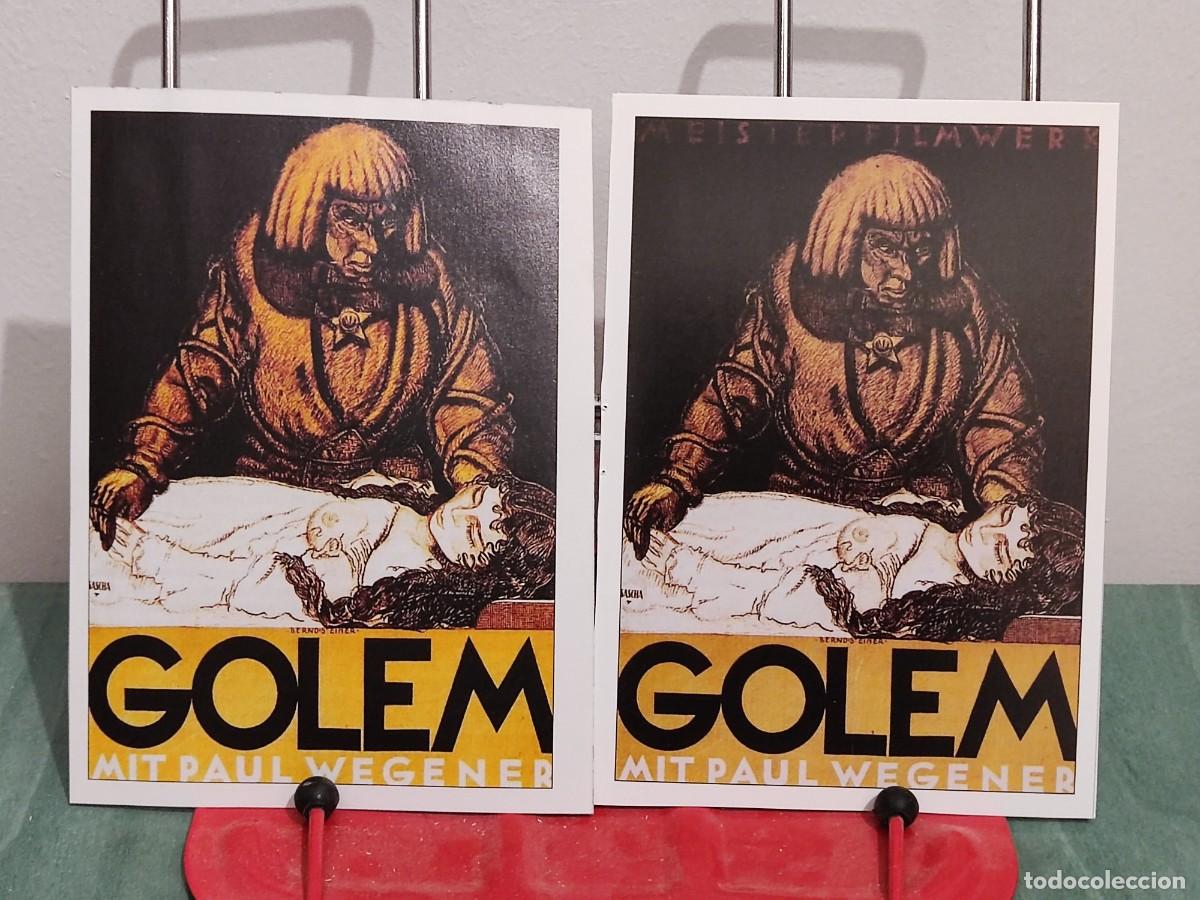 Cine: El golem . 2 Fichas revista Accion cine