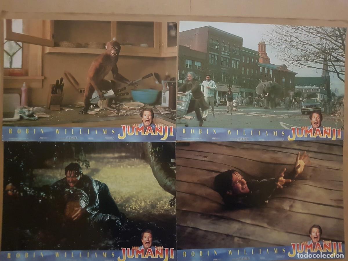 Cine: JUMANJI - 4 FOTOCROMOS 34CMX24CM