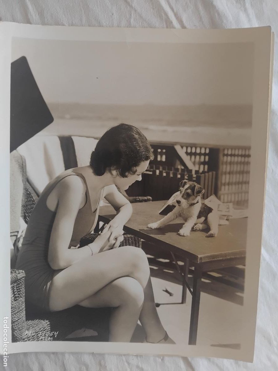 Cine: FOTOGRAFIA DE MAUREEN O'SULLIVAN ARTISTA DE LA METRO GOLDWYN MAYER. 20 x 26 cm