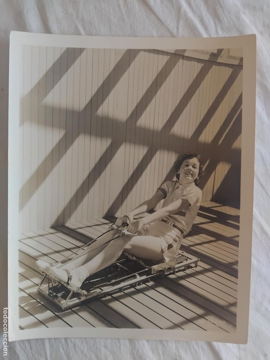 Cine: FOTOGRAFIA DE MAUREEN O'SULLIVAN ARTISTA DE LA METRO GOLDWYN MAYER. 20 x 26 cm