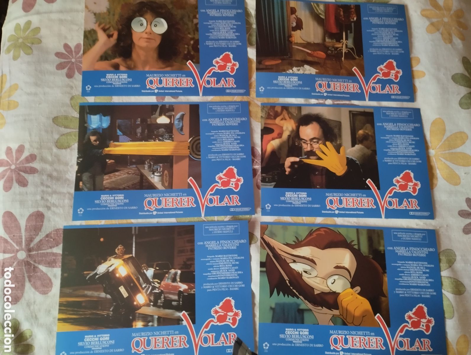 Cinema: 12 FOTOCROMOS - QUERER VOLAR - SET COMPLETO