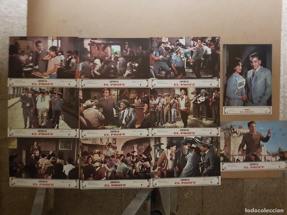 Cine: EL PROFE - CANTINFLAS - 11 FOTOCROMOS 34CMX24CM