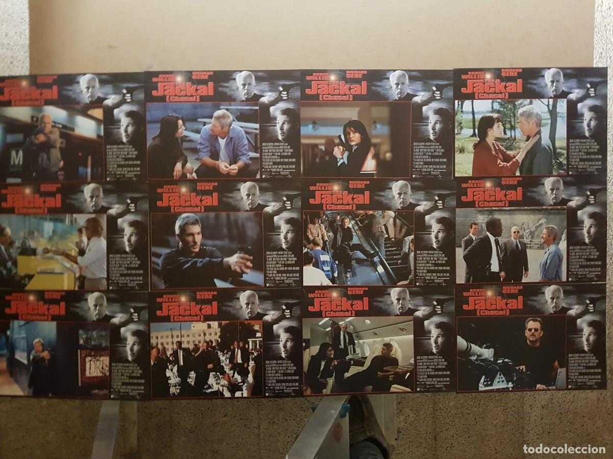 Kino: CHACAL - BRUCE WILLIS - 12 FOTOCROMOS 34CMX24CM