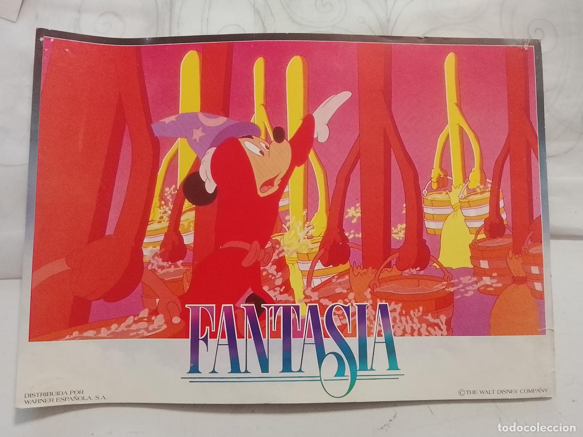 Cine: CINE TEATRO PELICULA CARTEL MEDIANO AFICHE ORIGINAL FOTOCROMO ACTRIZ ACTOR - FANTASIA