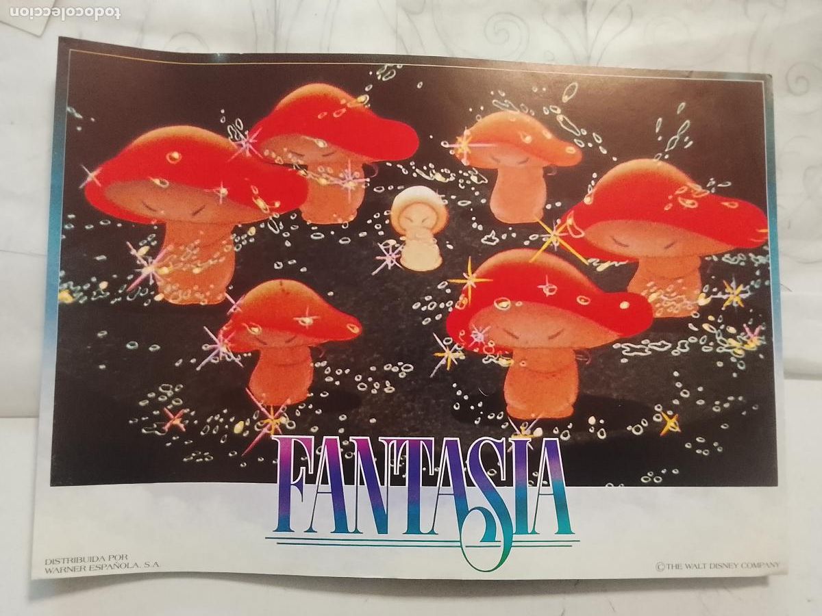 Cine: CINE TEATRO PELICULA CARTEL MEDIANO AFICHE ORIGINAL FOTOCROMO ACTRIZ ACTOR - FANTASIA