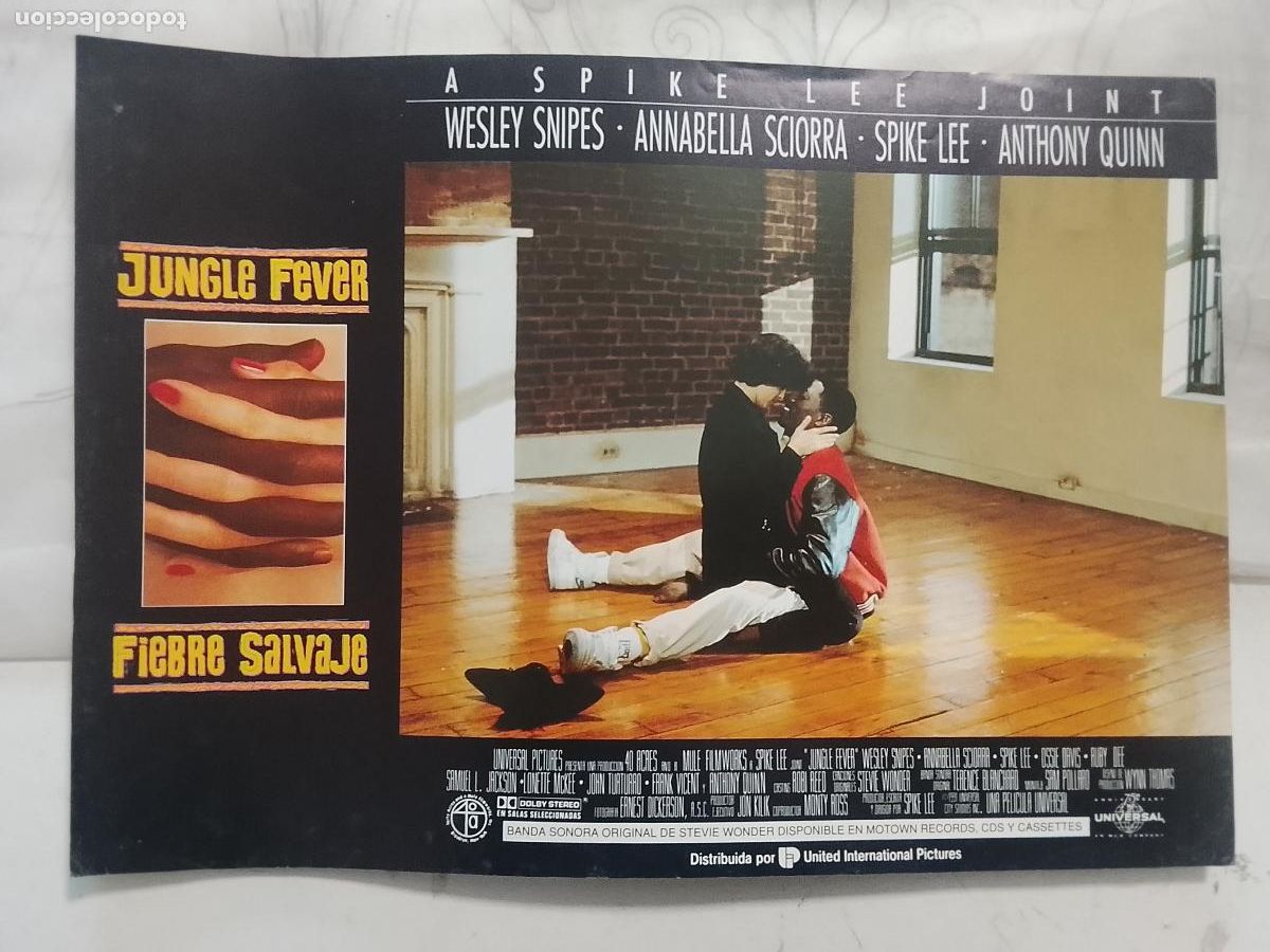 Cine: CINE TEATRO PELICULA CARTEL MEDIANO AFICHE ORIGINAL FOTOCROMO ACTRIZ ACTRIZ - FIEBRE SALVAJE