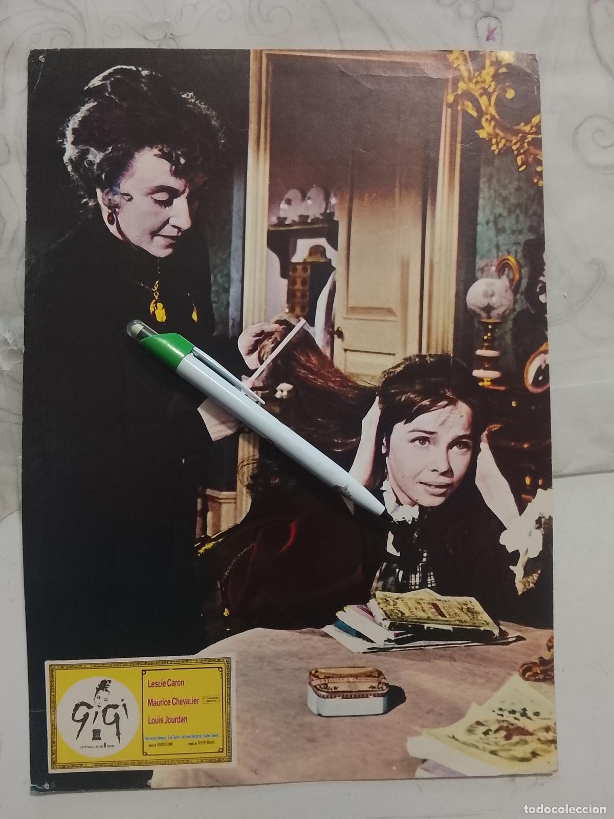 Cine: CINE TEATRO PELICULA CARTEL MEDIANO AFICHE ORIGINAL FOTOCROMO ACTRIZ ACTOR - GIGI CARTULINA