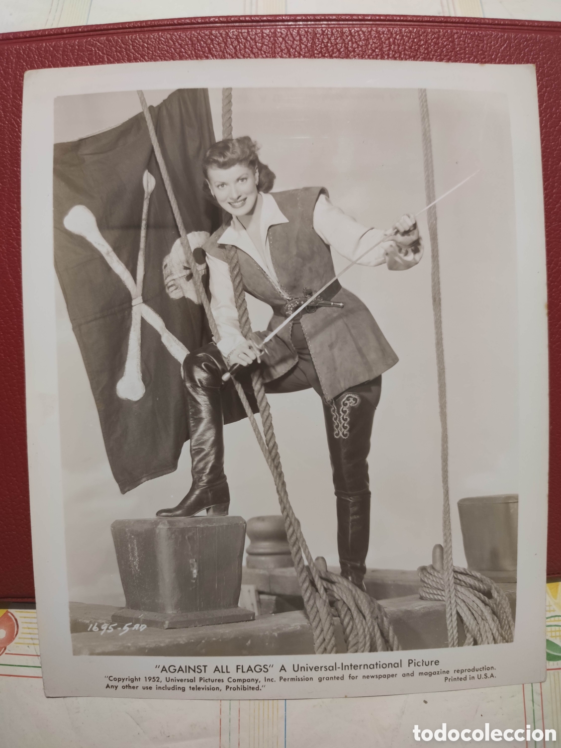 Kino: Foto - Against All Flags - La isla de los corsarios - Maureen O'Hara - Original de distribuidora -